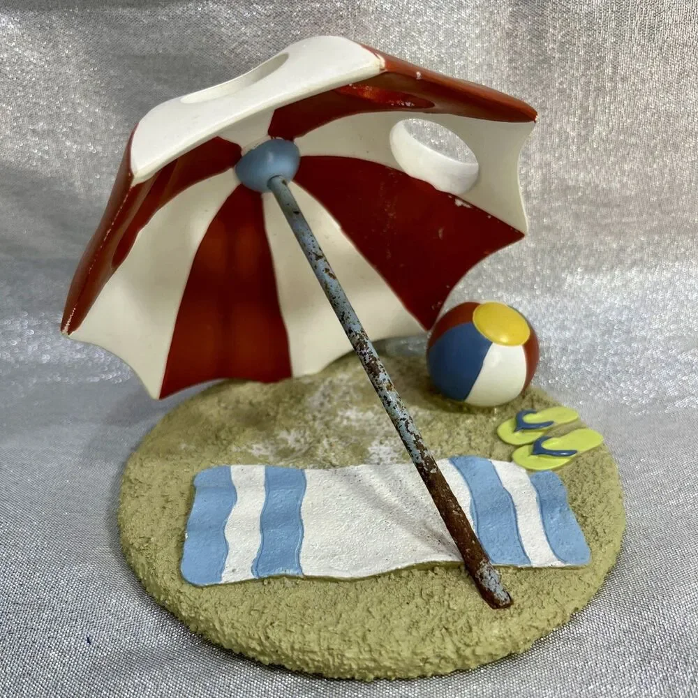 ADORABLE Beach Ocean Theme Bathroom Toothbrush Holder Decor KATHY MIDDLEBROOK